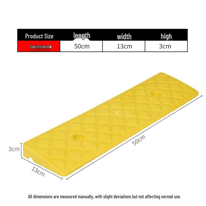 Electric Vehicle Climbing Ramp: Plastic Threshold Curb and Slope Pad