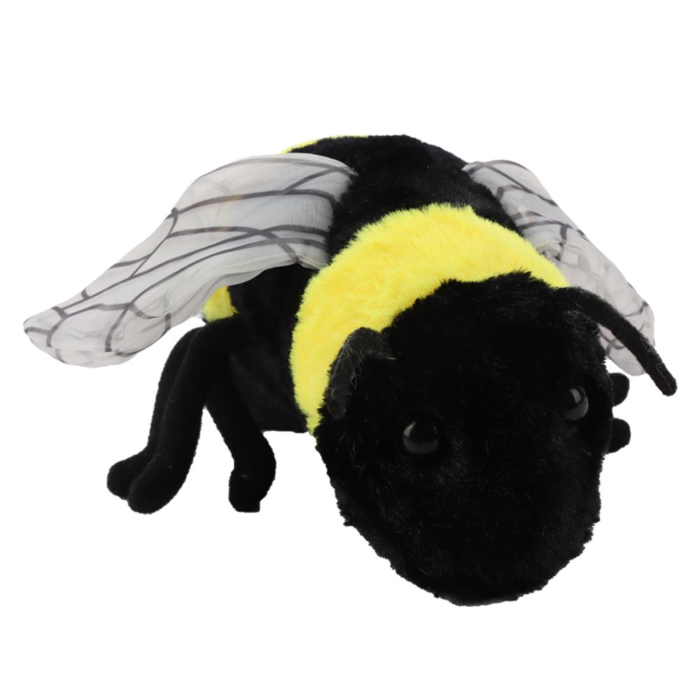 2 Sizes Lifelike Bee plush toy Soft Stuffed Cute Toy Insect Bee Plush Honeybee Ideal For Kids Insect Enthusiasts Home Decor
