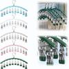 With 10 Hold Clips Drying Rack Windproof Closet Organizer New Curved Hanger  for Clothing Store