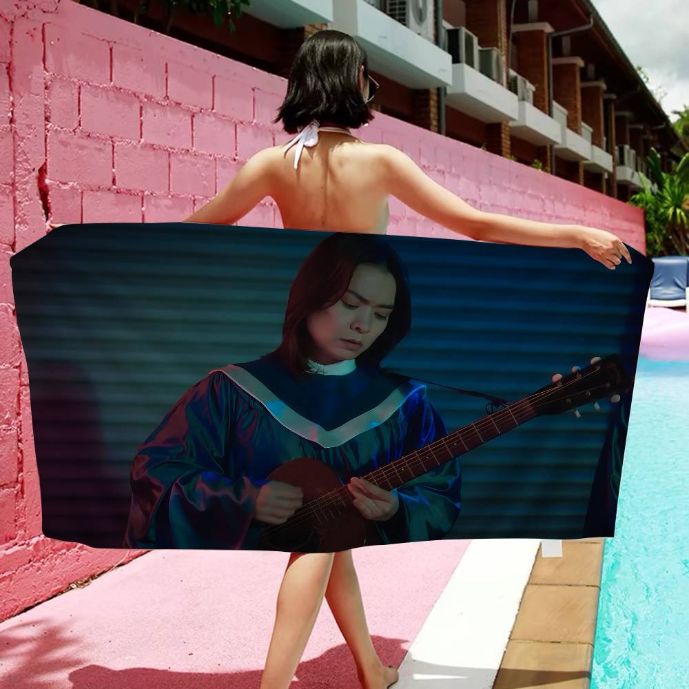 Popular Singer M-Mitski Big Microfiber Beach Towels Quick Dry Towel Sand Beach Towels Pool Towel for Travel Swim Pool Yoga
