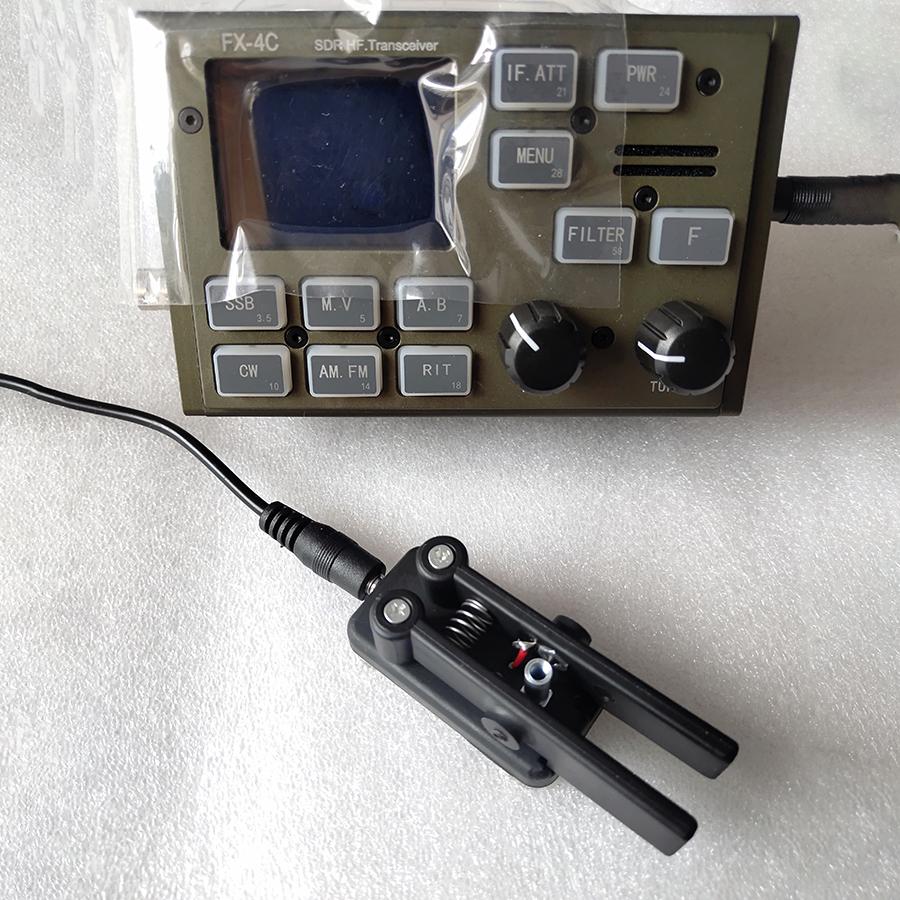 

New Dual Paddle Automatic Key Shortwave Radio CW Morse Code Base Magnetic Black