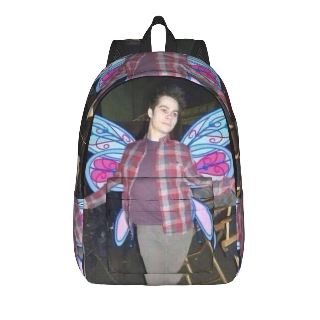 Dylan Obrien Actor Style Knapsack Lightweight High School Work Daily Pack for Men Women Laptop Computer Carry Carrier