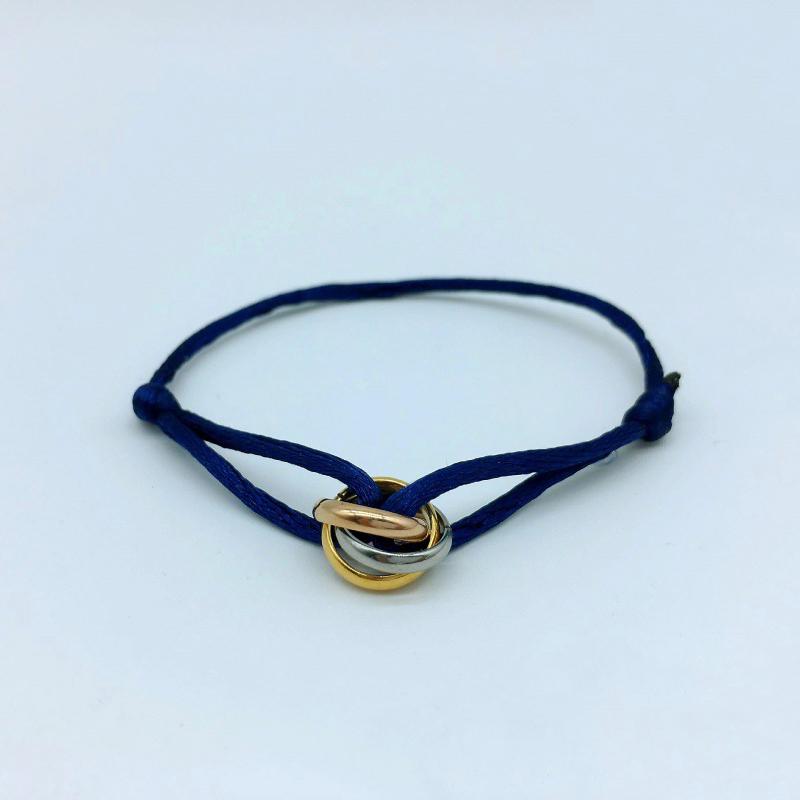 Simple Retro Lucky Woven Rope Bracelet For Women Men Temperament Trendy Luxury Circles Bangles Jewelry Accessories Gifts