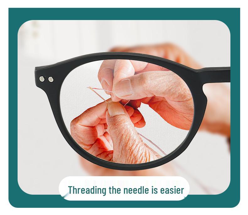 Anti-Blue Light Round Retro Reading Glasses - Large Frame for Men & Women