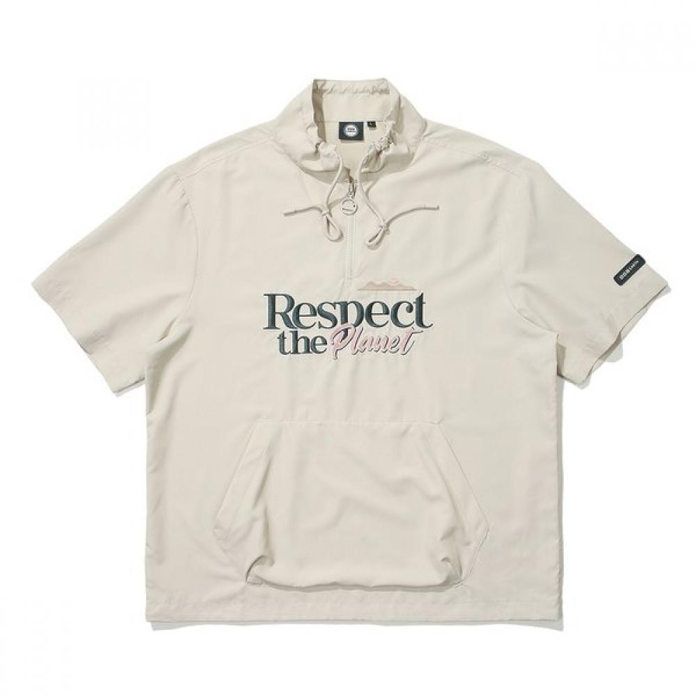 Эмблематичный короткий анорак BBC Earth Planet Кремовый [albert] 085