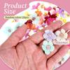 120PCS Small Fake Flowers for Crafts Mini Faux Flower Heads Multicolor Small Silk Artificial Flower Heads Rose Daisy Fabric Flowers for DIY Garland