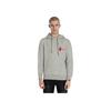 Vans x BAPE Logo Print Fleece-Lined Hoodie Unisex Tops Grey VN0A7XKN448
