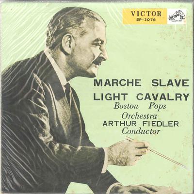 7-Zoll Schallplatte BOSTON POPS ORCHESTRA ARTHUR FIEDLE - Marche Slave / Leichte Kavallerie EP3076 VICTOR Japan Klassisch Gebraucht