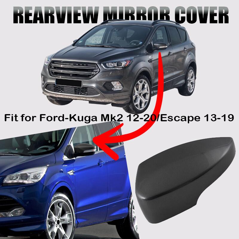 Left For Ford Kuga Escape MK2 2013-2019 Gray Wing Side Mirror Cover Cap Assembly