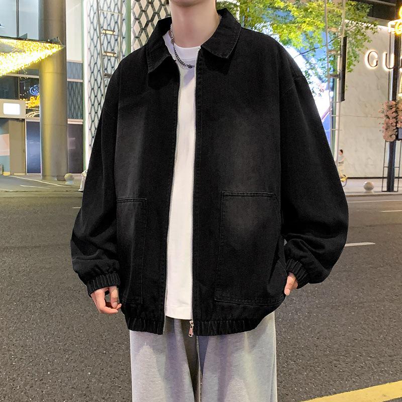 

Унисекс Дышащая Повседневная Джинсовая Куртка - Весна/Осень 3XL