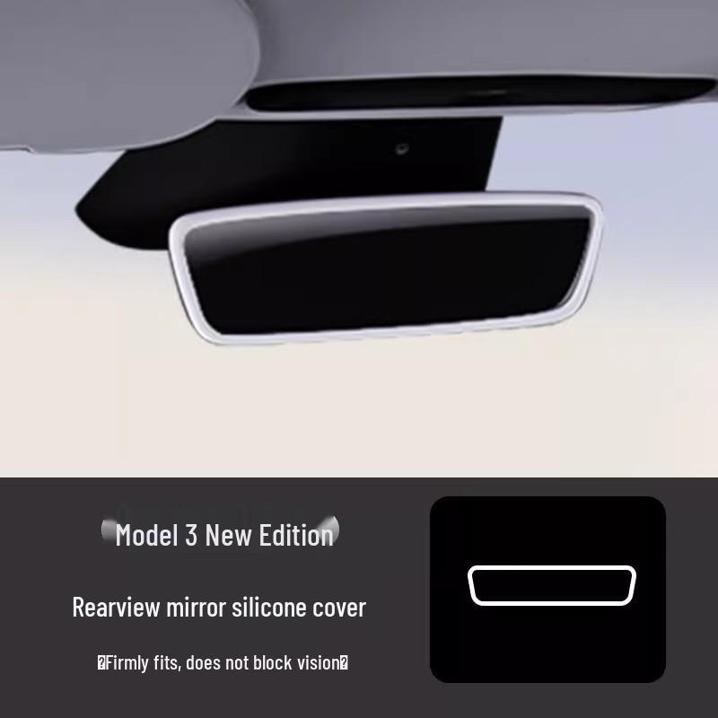 Tesla Model Y/YL/3 Center Console Dashboard Sticker - White Interior Decoration