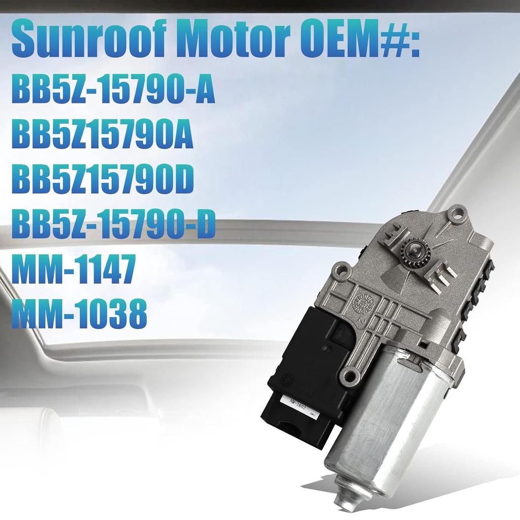Sunroof Motor Compatible with Ford Explorer Sport Utility 2011-2017 Moonroof Motor Replaces BB53-15B689-AB BB5Z15790A BB5Z15790D