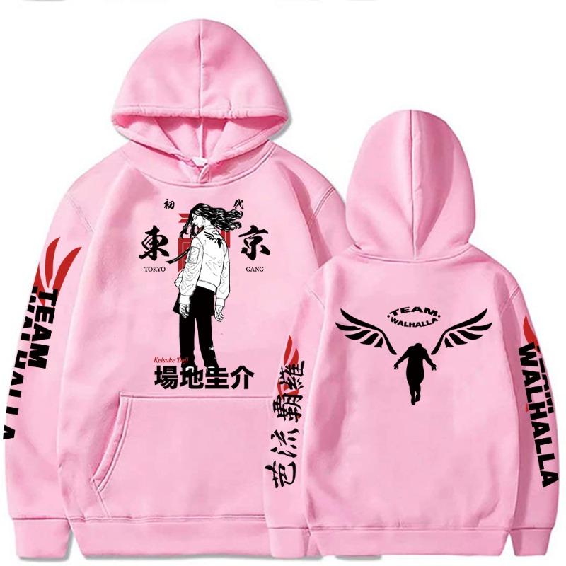 Harajuku Anime Tokyo Revengers Keisuke Baji Graphic Printed Hooded Men Women Hoodies Casual Sweatshirt Comfortable Streetwear