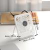 Desk Fan Portable USB Rechargeable Fan180 Tilt Folding Fan With Power Display Ultra Quiet Table Fans Office Home Adjustable Fans