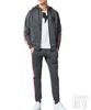 Neiman by Tracksuit Plus Running Top and Bottom Light Men's Set, Sweatshirt, Size, Lined, Set, Gray, 4A-N26-LG2XL