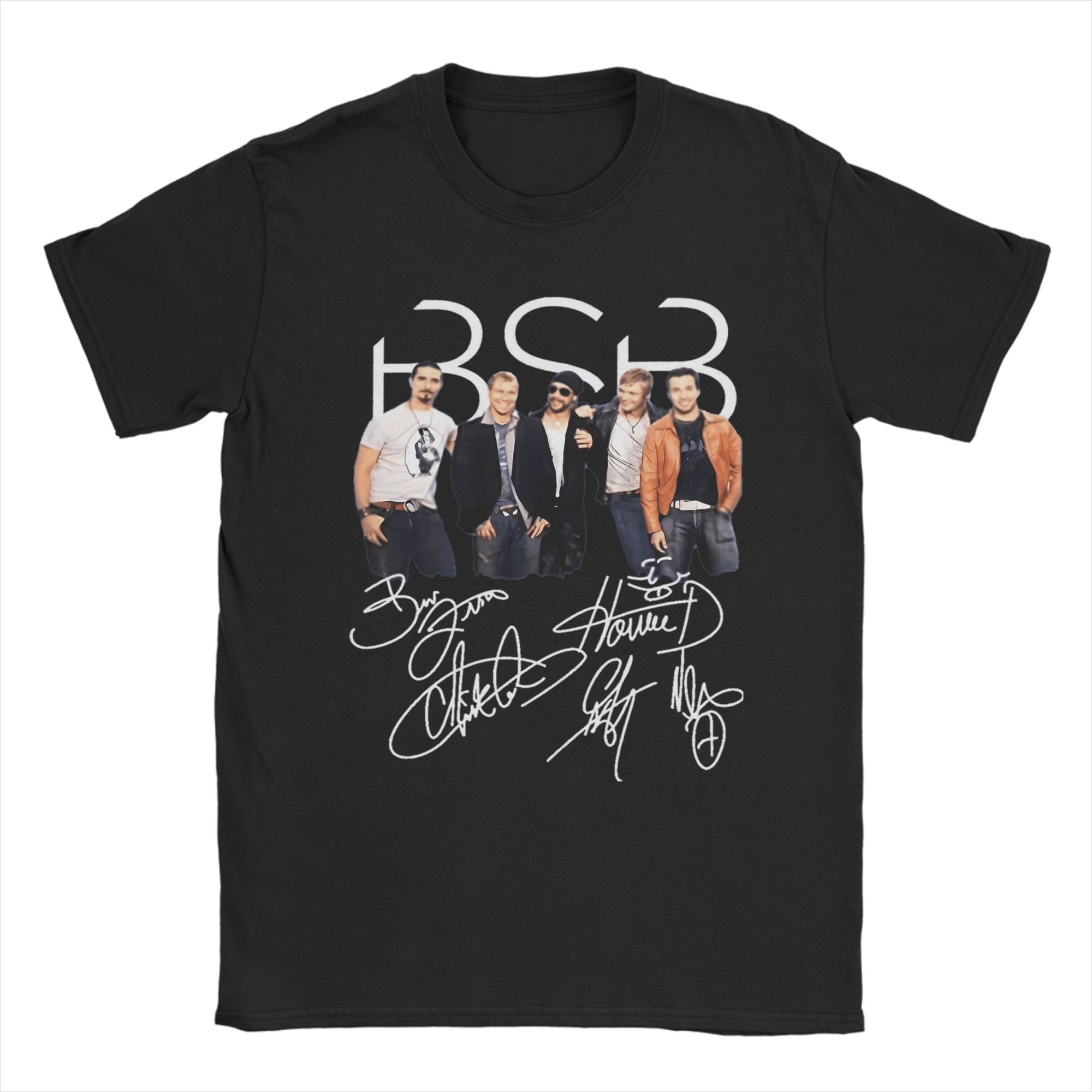 Backstreet Boys BSB Band Member Autographs T-shirt S