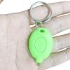 2PCS Mini Keychain LED Flashlight UV Torch Keyring Lamp Button Battery Lanterns White Light Children's Outdoor Light Torch