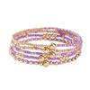 Layered Wrist Accessories Stackable Beaded Bracelets 1pcs Beaded Bracelet Stack for Women Teenage Girls Tiny Elastic Stretch