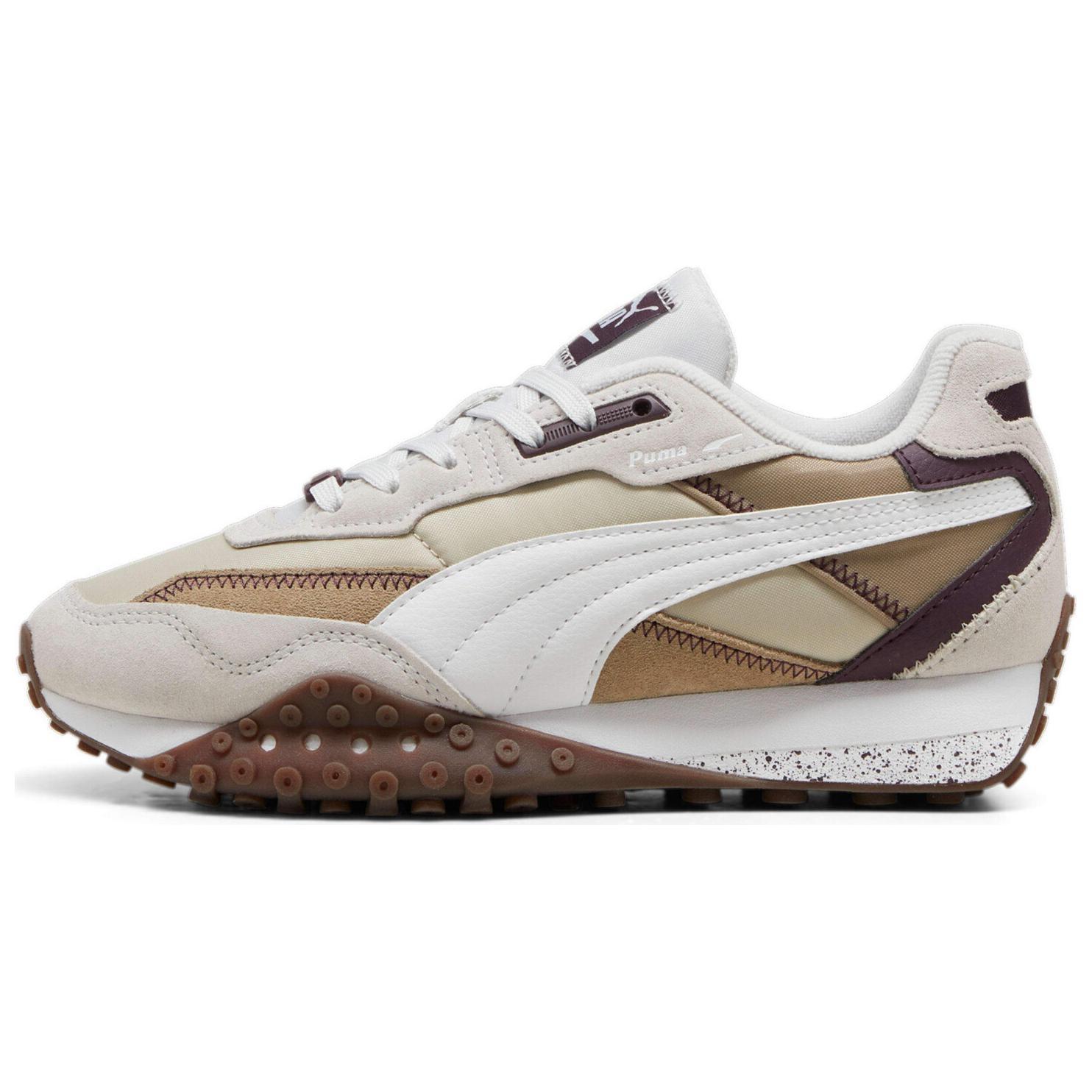 PUMA Blktop Rider  Beige Brown Purple  Men s 392725-31 EU 36