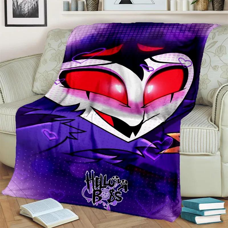 

Helluva Boss Blitzo Cartoon Throw Blanket Soft Cozy for Home Bedroom Sofa Picnic Office Kids Cover Animation Fan MustHave 100x150cm