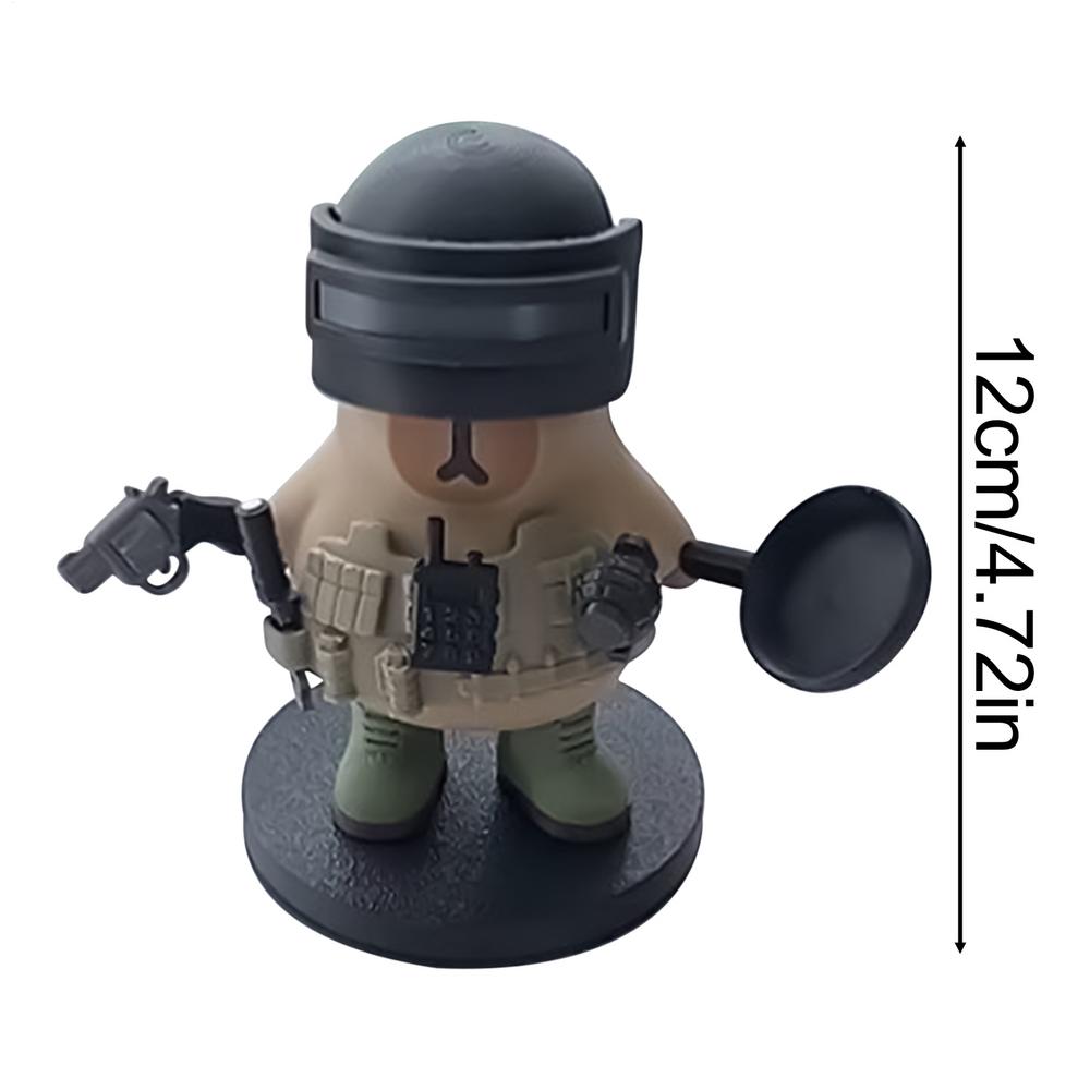 

Capybara Special Forces desktop toy 3D Printed Magnetic Capybara Figurine Ornaments equipment detachable Statue Table Home Decor