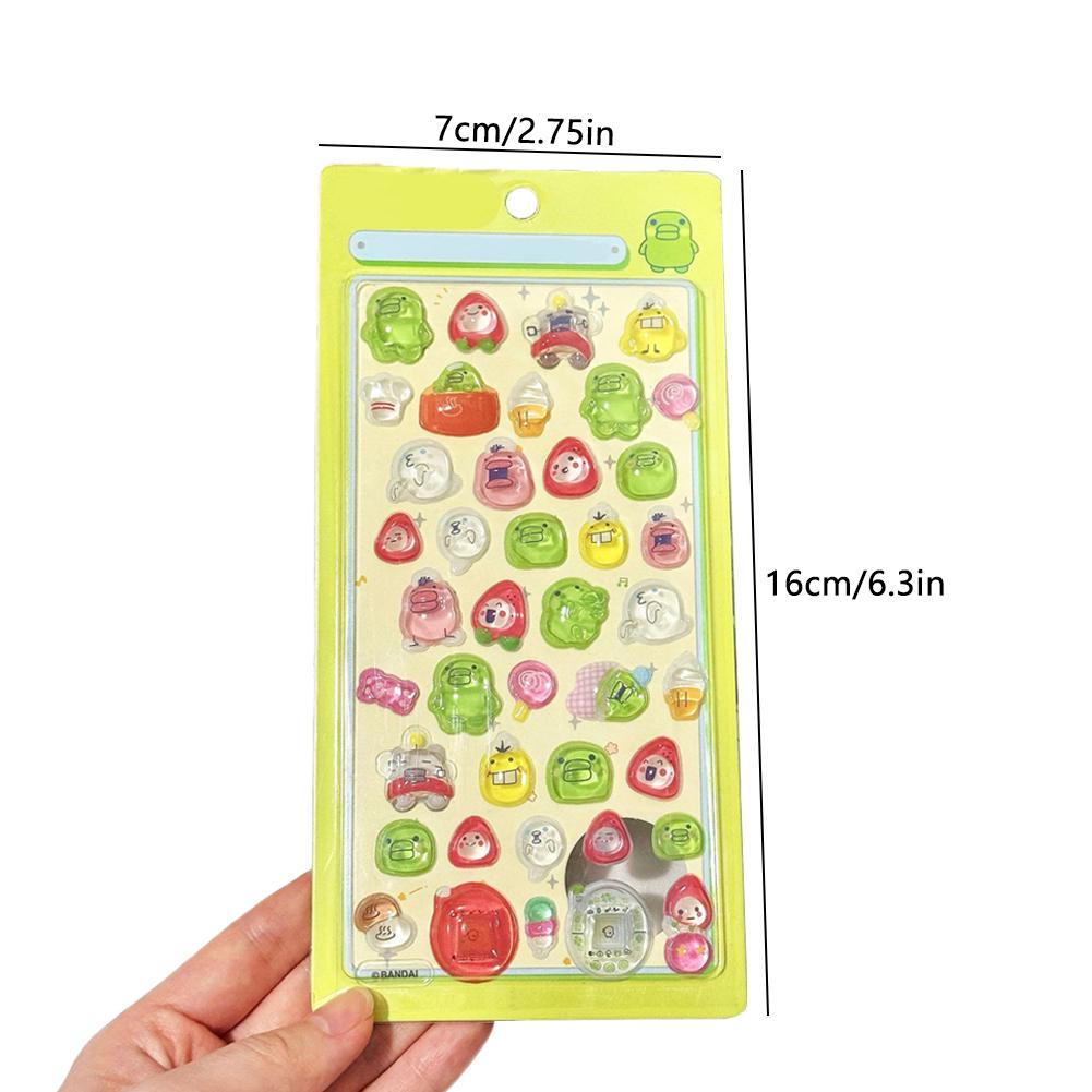 Kawaii 3D Relief Sculpture Stickers Cartoon Creative Peripheral Decal DIY Laptop Scrapbook Decal Party Gift