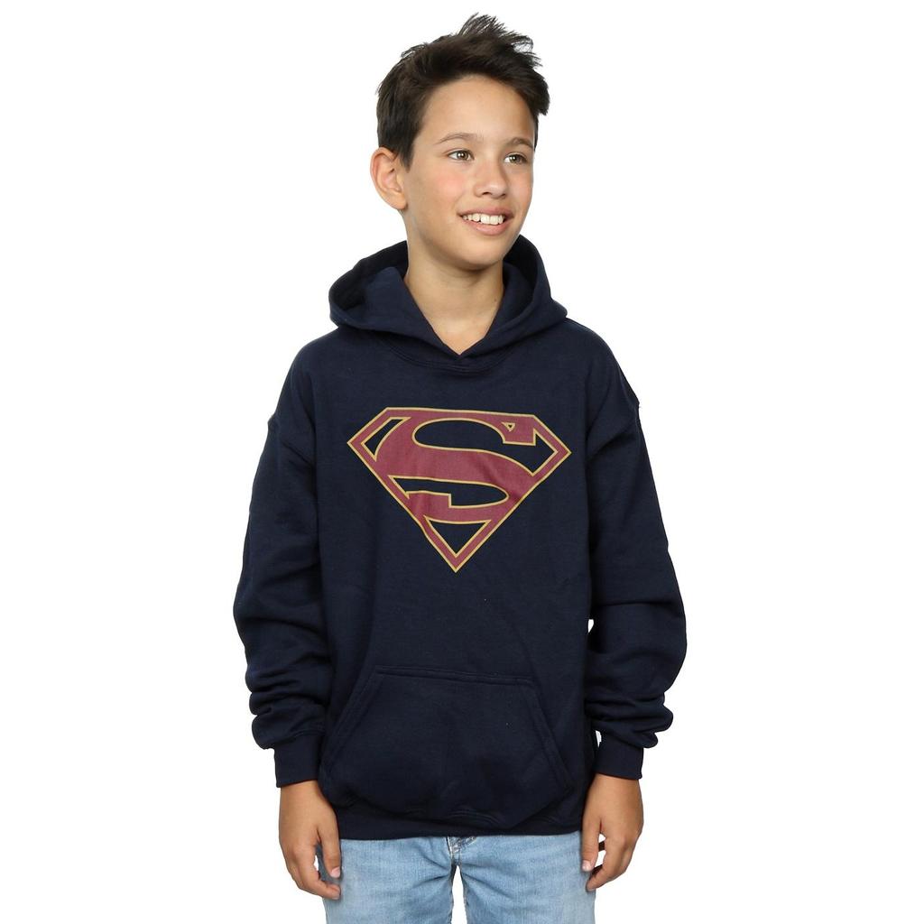 DC Comics Boys Supergirl Logo Hoodie