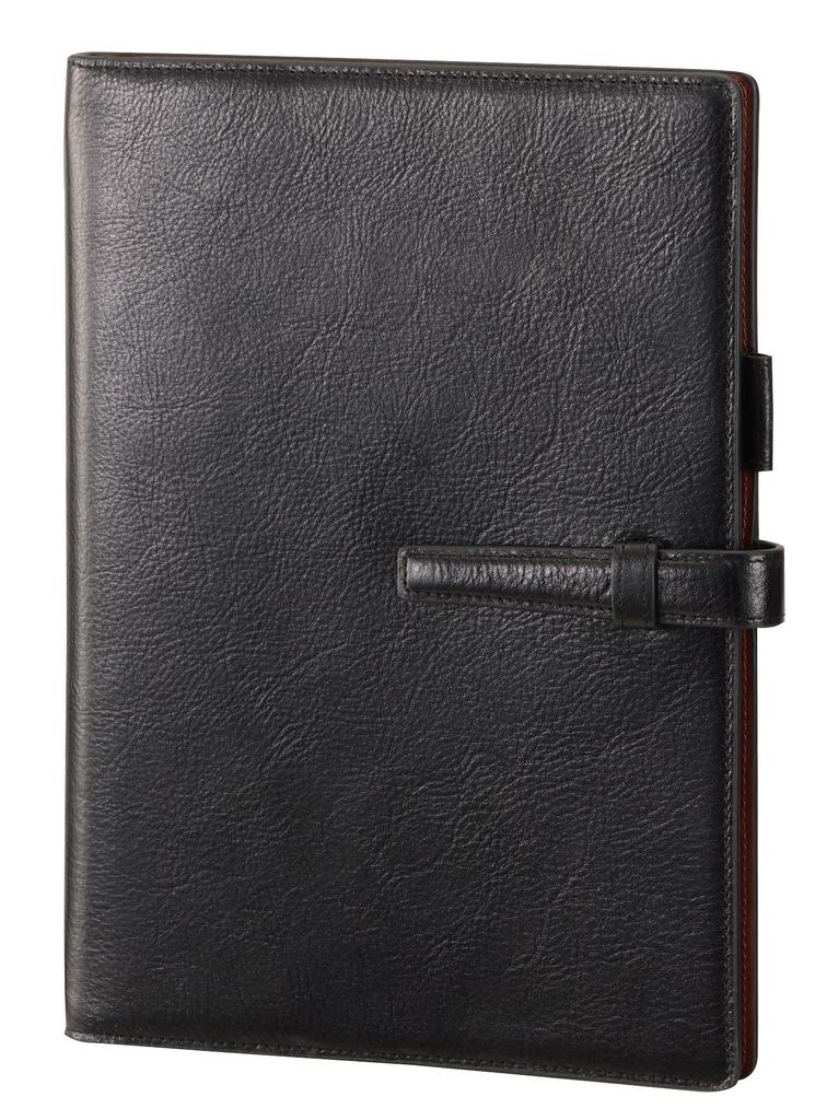 Raymay Fujii Da Vinci System Genuine DA1387B Organizer, Leather, A5, Black,