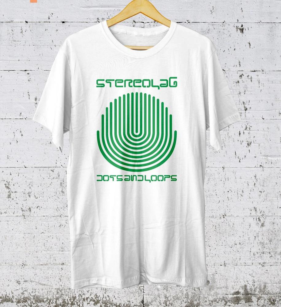 Stereolab Dots and Loops Short Sleeve Cotton White T Shirt S-5XL BT570 Unisex T-Shirt L