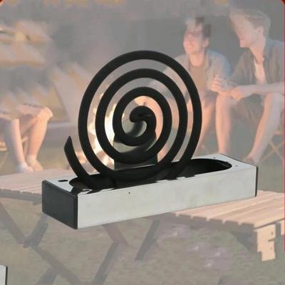 Stainless Steel Mosquito Coil Holder Multi-Use With Ash Catcher Mosquito Repellent Coil Stand Fireproof Mosquito Coil Rack