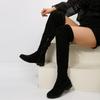 Autumn new large size Roman retro style over the knee lace-up European and American style boots