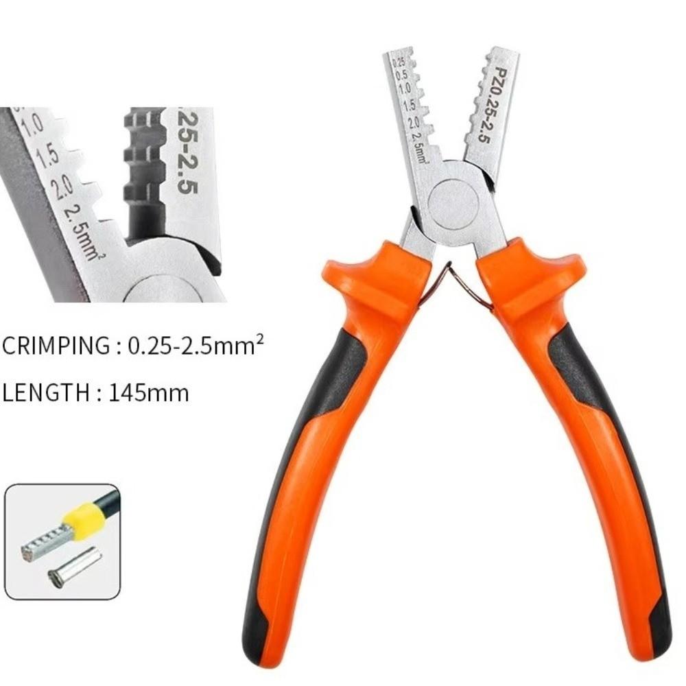 Self-Adjusting Ferrule Crimper Plier PZ Type Bootlace Ferrule Crimper Crimping Tool Cable Cord