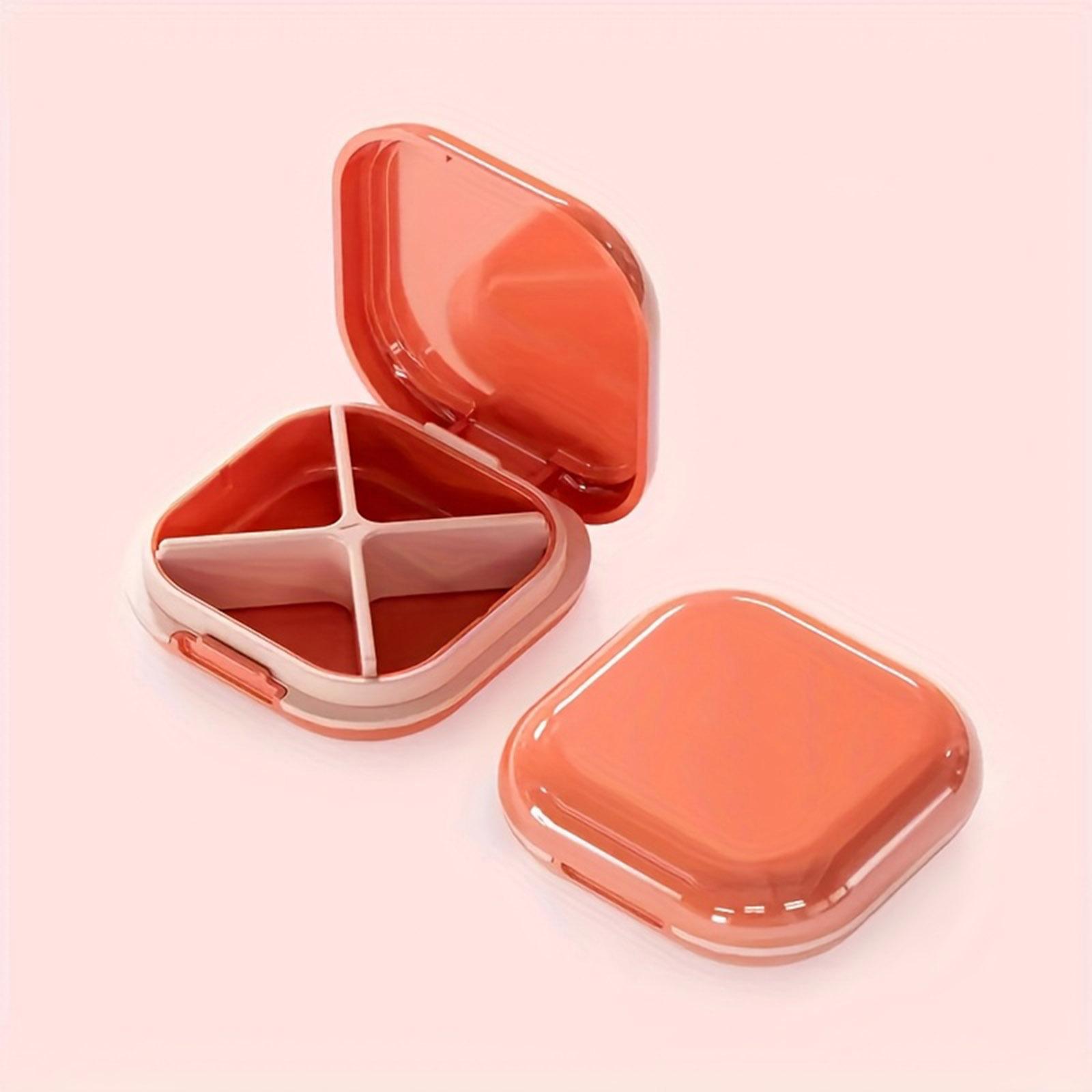 

Portable And Compact Travel Pills Organizer one size красный