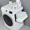 Space Saving Magnetic Folding Dirty Clothes Holder Carbon Steel Storage Rack