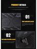 Right-Hand Drive Double-Layer Thickened Floor Mats for Cars - Hong Kong & Australian Versions