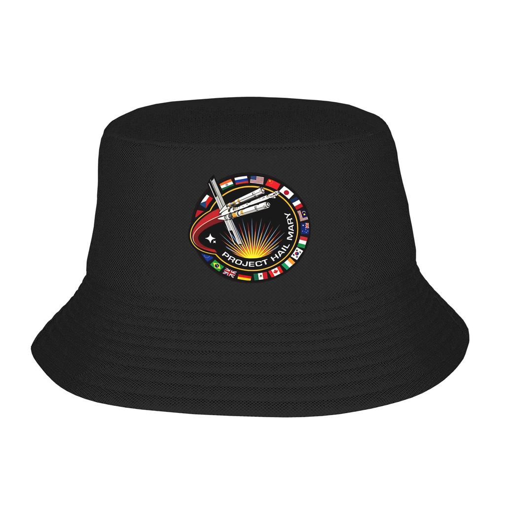 Unisex Women Project Hail Mary Bucket Hat Personality FisherUnisex Hats Summer Funny Vacation Caps Outdoor Design Sunscreen Hat
