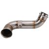 Motorcycle Exhaust Mid Pipe Middle Link Tube Replacement for 790 Adventure 2019‑2021