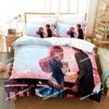 3d Anime Film A Silent Voice Bedding Set Printed single Comforter Quilt Bed Duvet Cover Pillow Case 3 Pieces Set Kids Adult Size