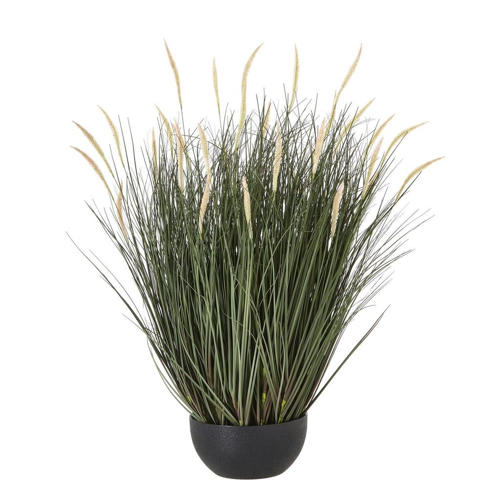 Hill Interiors Fountain Grass Artificial Potted Plant
