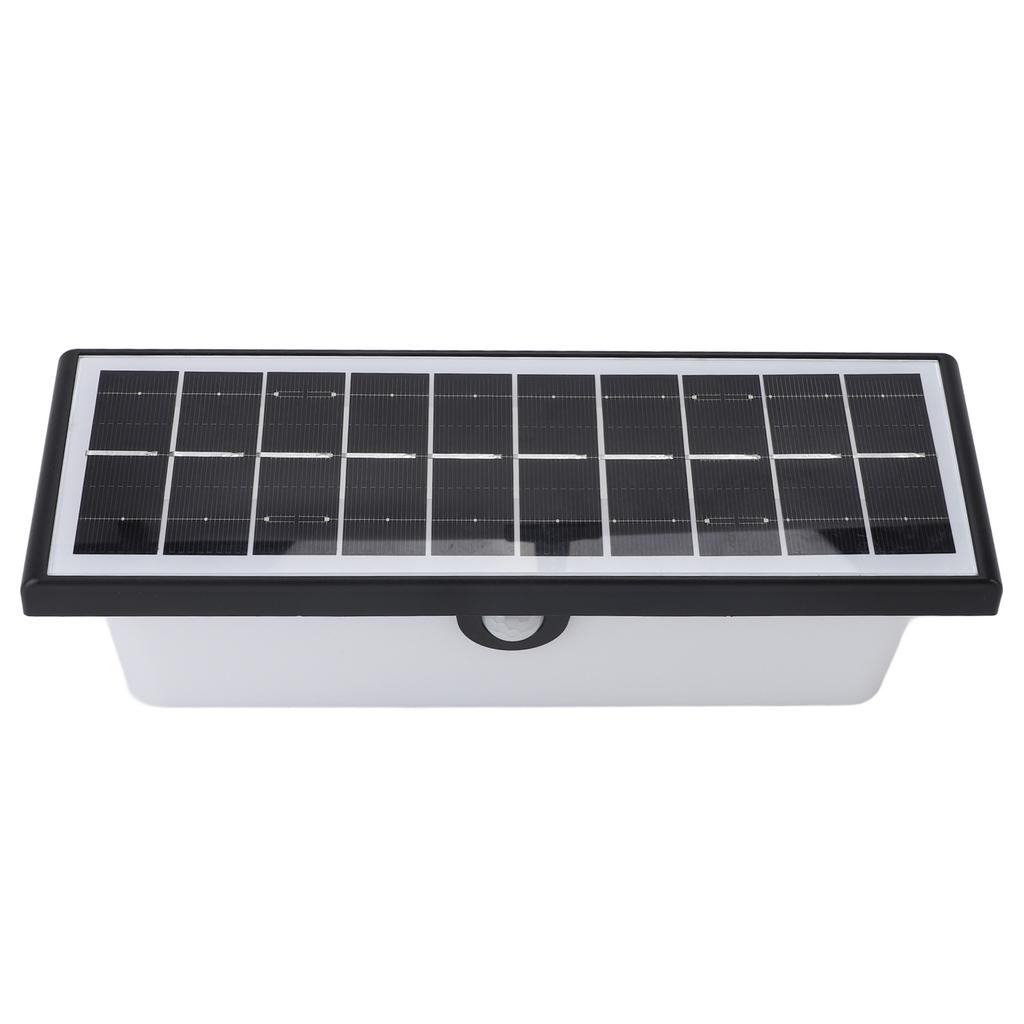 Solar Wall Light IP65 Waterproof Motion Sensing 3 Modes Outdoor LED Wall Lamp for Garden Garage