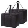 Insulated Grocery Shopping Bag Bento Container with Handle Zipper Closure Large Capacity Thermal Insulation Tote Bag