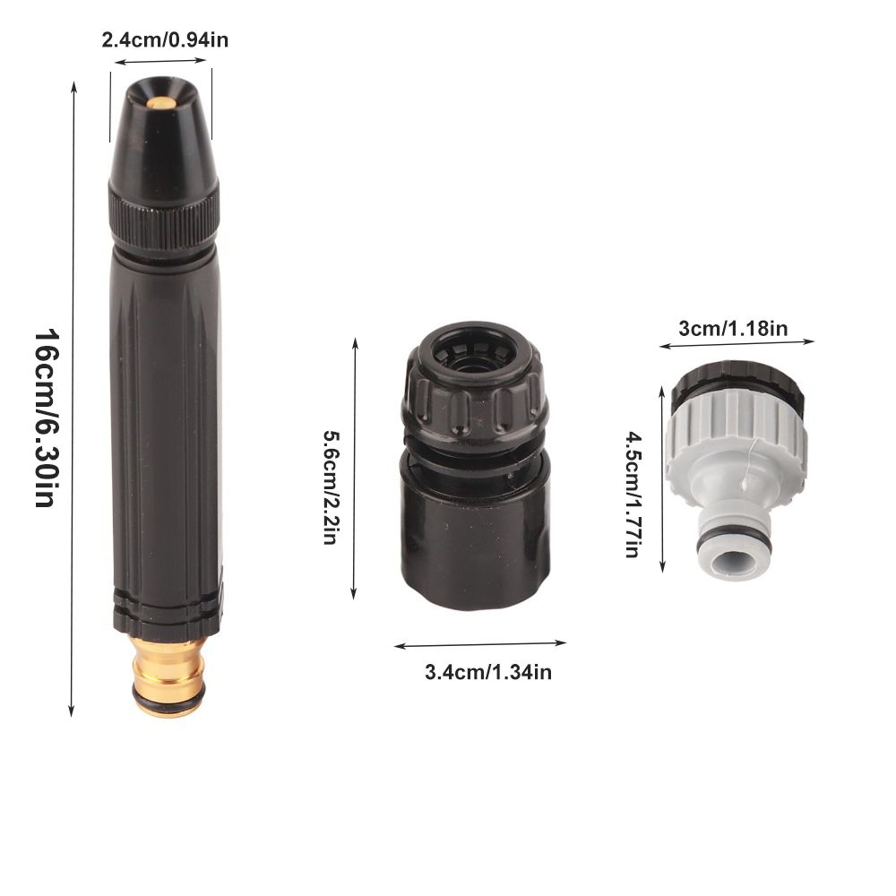 G1/2 Thread Hose Nozzle 1/2 Inch Hose Engineering Plastic,Aluminum Alloy Spray Nozzle Quick Connector Portable