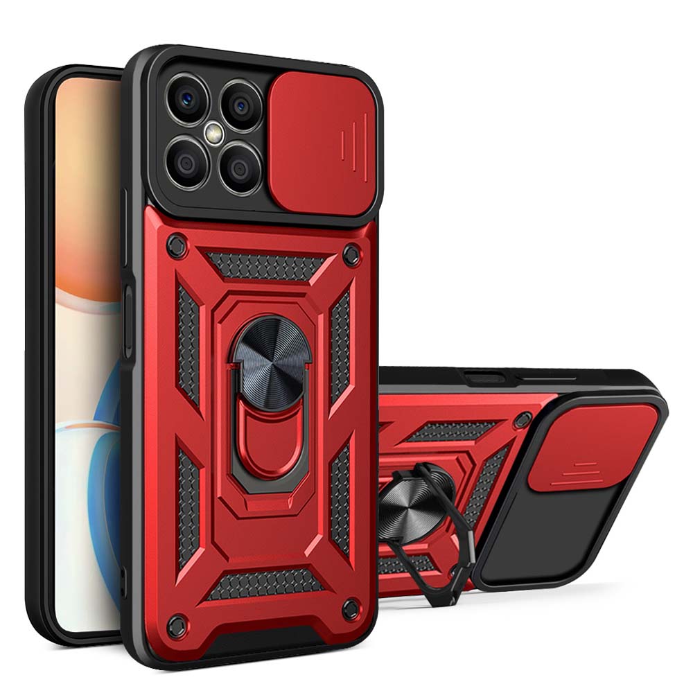 Shockproof Armor Case For Honor X6 X7 X8 X9 4G 5G Car Holder Phone Cover For Honor X7A X8A Camera Lens Protection Fundas