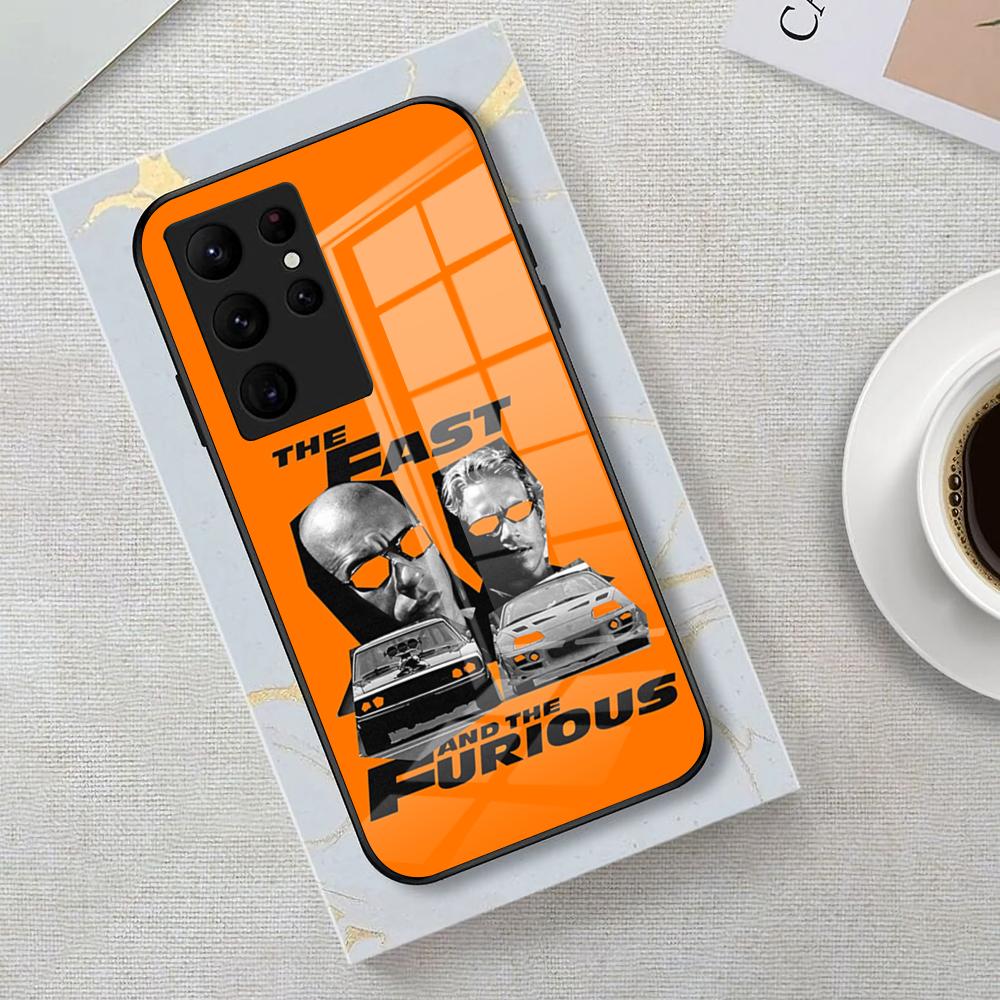 Etui na telefon F-Fast And F-Furious do Samsung S25 Edge Ultra 23 22 21 20 Ultra Plus S24 Fe A54 53 25 Szklana Osłona