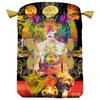 [A1511] - Multicolored 'Starman' Satin Tarot Pouch - 22x16 Cm