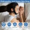 Snoring Chin Strap for Users, 2 Pack Adjustable Jaw Support Chin Strap To Keep Mouth Closed, Soft Snoring for Men Women, Lightweight Reusable,