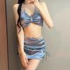 Dámský sexy třídílný plavkový bikini set