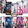 BF87 Париж Вежа Ейфеля М'який чохол для телефону для iPhone 16 15 14 13 12 Pro Max Plus Mini