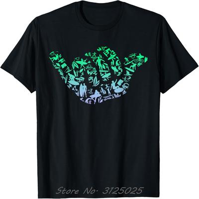 Tričko Surf Icons Pro Surfera | Surf Boys Surfingové Tričko Bavlněné Tričko Unisex Tričko Oversized Trička Vtipné Topy Pánské Oblečení