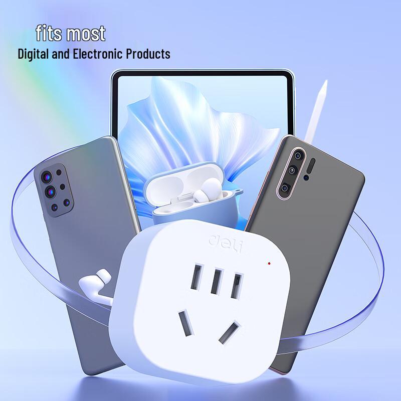 Deli Travel Power Adapter CN plug (adapter included)